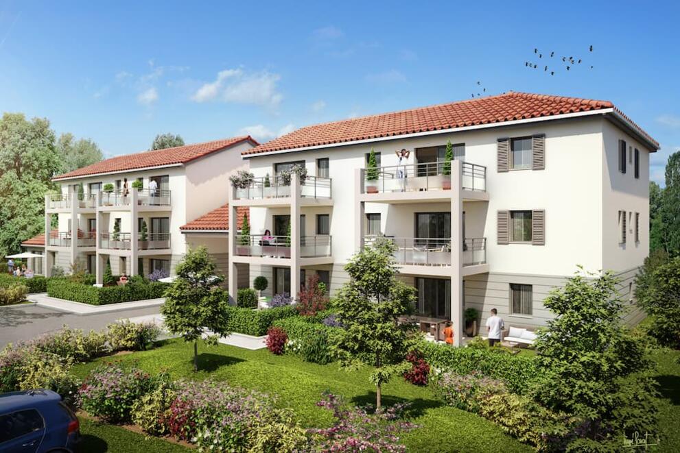 Les terrasses du village